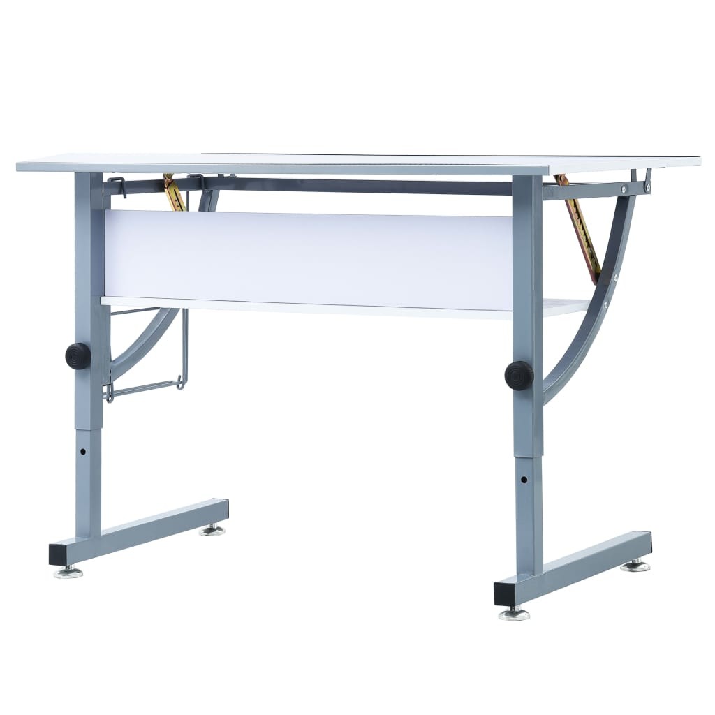 Teenagers Drafting Table White 110x60x87 cm MDF
